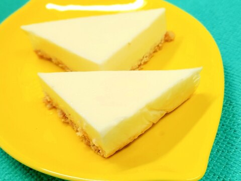 生クリなしde(^^)簡単レアチーズケーキ♪